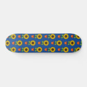 Sonnenblume Pflanze in einem Pot-Muster Skateboard (Horizontal)