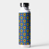 Sonnenblume Pflanze in einem Pot-Muster Trinkflasche (Links)