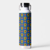 Sonnenblume Pflanze in einem Pot-Muster Trinkflasche (Vorne)