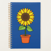 Sonnenblume Pflanze in einem Topf Planer (Vorderseite)