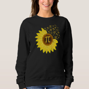 Sonnenblume Pi Tag 3 14 März 14. Math Lehrer Vint Sweatshirt
