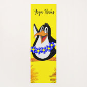 Sonnenblume Pinguin Yoga Mat Yogamatte (Rückseite)