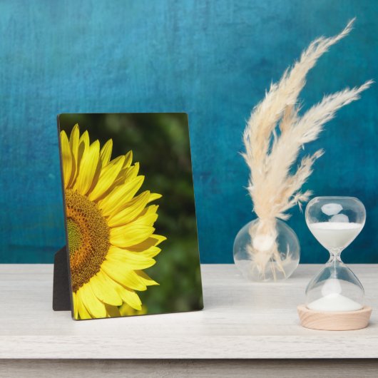 Sonnenblume Plaque Fotoplatte (Seite)