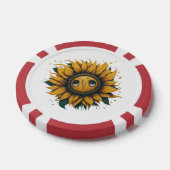 Sonnenblume Pokerchips (Einzeln)