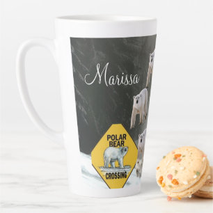 Sonnenblume Polar Bär Blütenlatte Tasse