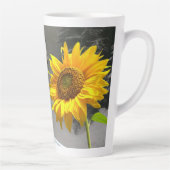 Sonnenblume Polar Bär Blütenlatte Tasse (Rechts)
