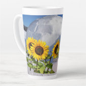 Sonnenblume Polar Bär Latte Tasse (Linke Ecke)