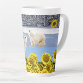 Sonnenblume Polar Bärentove Latte Tasse (Rechte Ecke)