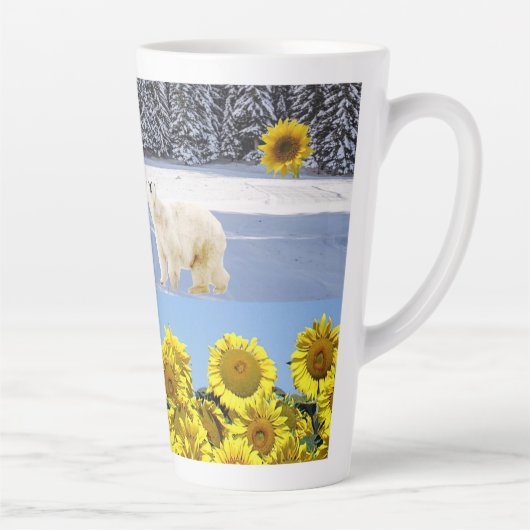 Sonnenblume Polar Bärentove Latte Tasse (Rechts)