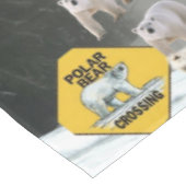 Sonnenblume Polar Bear Bloral Tableclout Tischdecke (Schrägansicht)