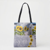 Sonnenblume Polar Bear Tasche (Vorderseite)
