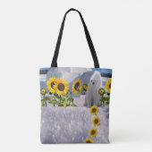 Sonnenblume Polar Bear Tasche (Rückseite)