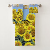 Sonnenblume Pollenbär Badehandtuch Sets (Insitu)