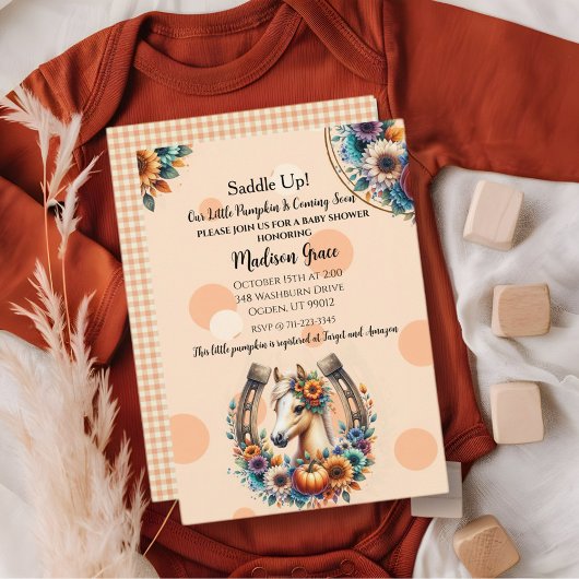 Sonnenblume Pony Horse Einladung