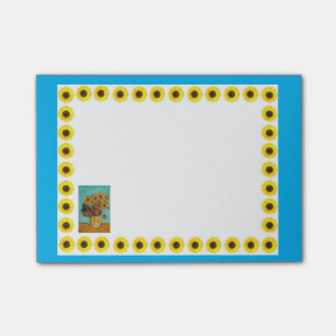 Sonnenblume Post-it Klebezettel