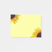 Sonnenblume Post-it Klebezettel (Vorderseite)