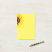 Sonnenblume Post-it Klebezettel (Auf Schreibtisch)