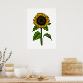 Sonnenblume Poster (Küche)