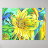 Sonnenblume Poster (Vorne)