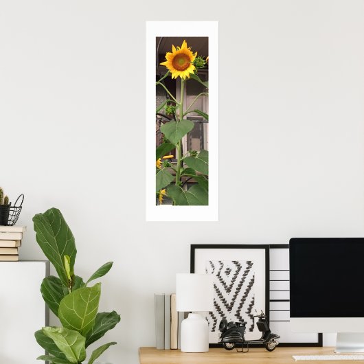 Sonnenblume Poster (Heimbüro)
