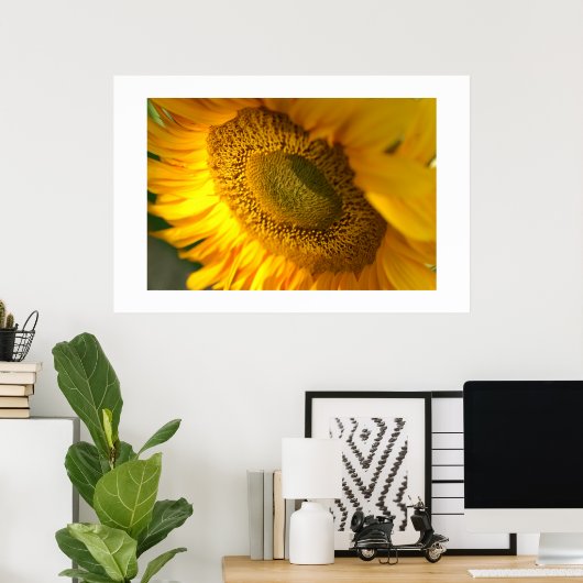 Sonnenblume Poster (Heimbüro)