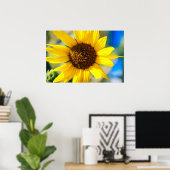 Sonnenblume Poster (Heimbüro)