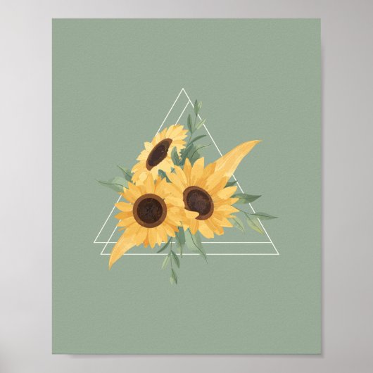 Sonnenblume Poster (Vorne)