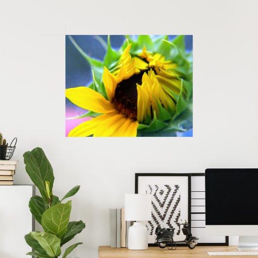Sonnenblume Poster (Heimbüro)