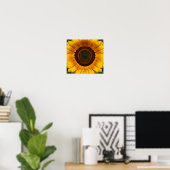 Sonnenblume Poster (Heimbüro)