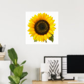 Sonnenblume Poster (Heimbüro)