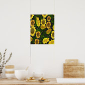 Sonnenblume Poster (Küche)