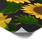 Sonnenblume Poster (Ecke)