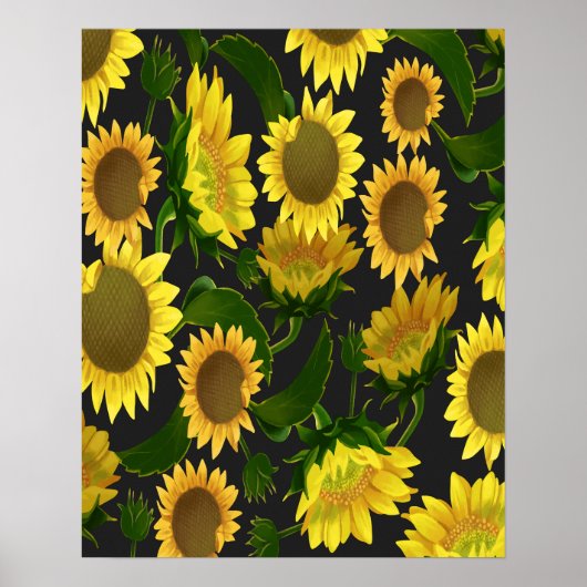 Sonnenblume Poster (Vorne)