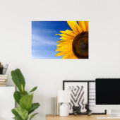 Sonnenblume Poster (Heimbüro)