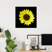 Sonnenblume Poster (Heimbüro)