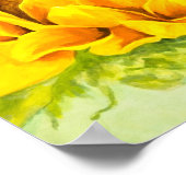 Sonnenblume Poster (Ecke)