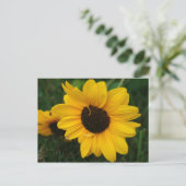 Sonnenblume Postkarte (Stehend Vorderseite)