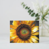Sonnenblume Postkarte (Stehend Vorderseite)