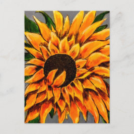 Sonnenblume Postkarte