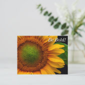 Sonnenblume Postkarte (Stehend Vorderseite)