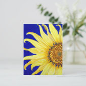 Sonnenblume Postkarte (Stehend Vorderseite)