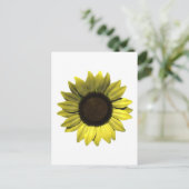 Sonnenblume Postkarte (Stehend Vorderseite)