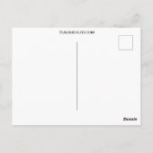 Sonnenblume Postkarte (Rückseite)