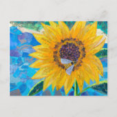 Sonnenblume Postkarte (Vorderseite)