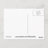 Sonnenblume Postkarte (Rückseite)