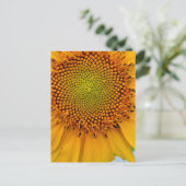 Sonnenblume Postkarte (Stehend Vorderseite)