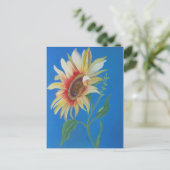 Sonnenblume Postkarte (Stehend Vorderseite)