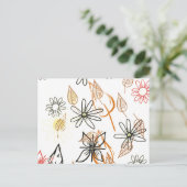 Sonnenblume Postkarte (Stehend Vorderseite)