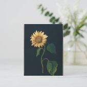 Sonnenblume Postkarte (Stehend Vorderseite)