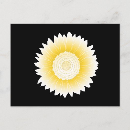 Sonnenblume Postkarte (Vorderseite)